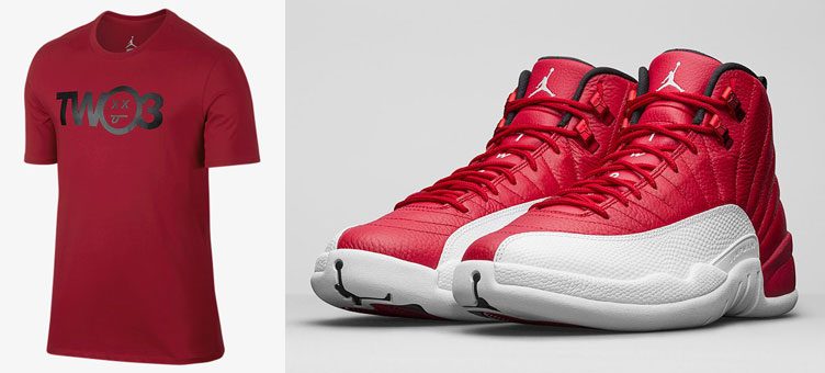 gym red 12s outfit