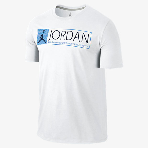 Air Jordan 12 Grey University Blue Shirt | SneakerFits.com