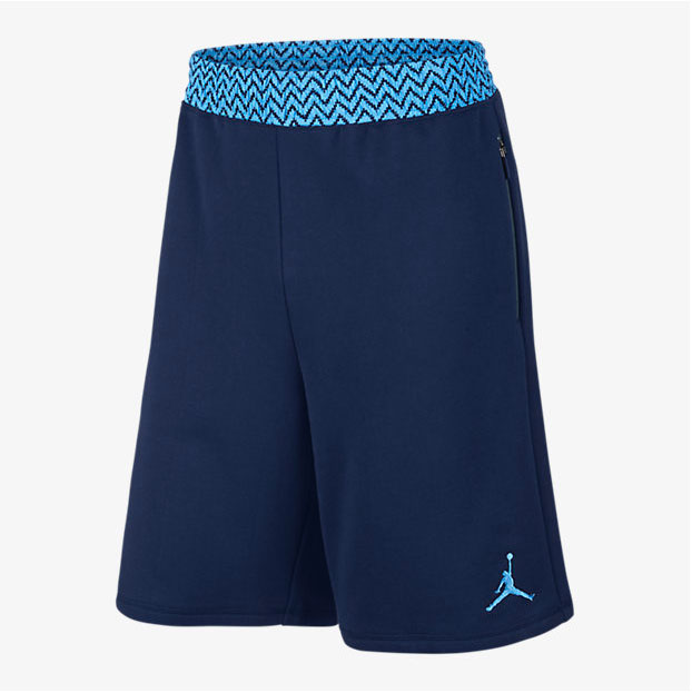 Air Jordan 12 UNC Grey Blue Shorts | SneakerFits.com