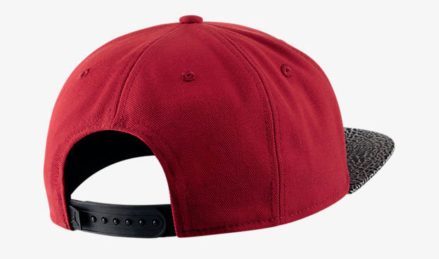 Air Jordan 5 Red Suede Snapback Cap | SneakerFits.com
