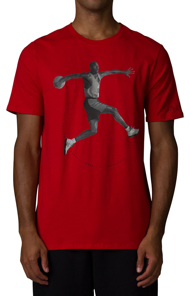 Air Jordan 5 Red Suede T Shirt | SneakerFits.com