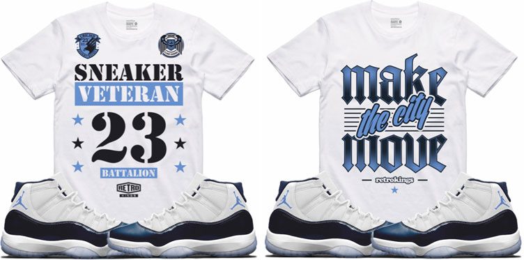 jordan 11 midnight navy shirt