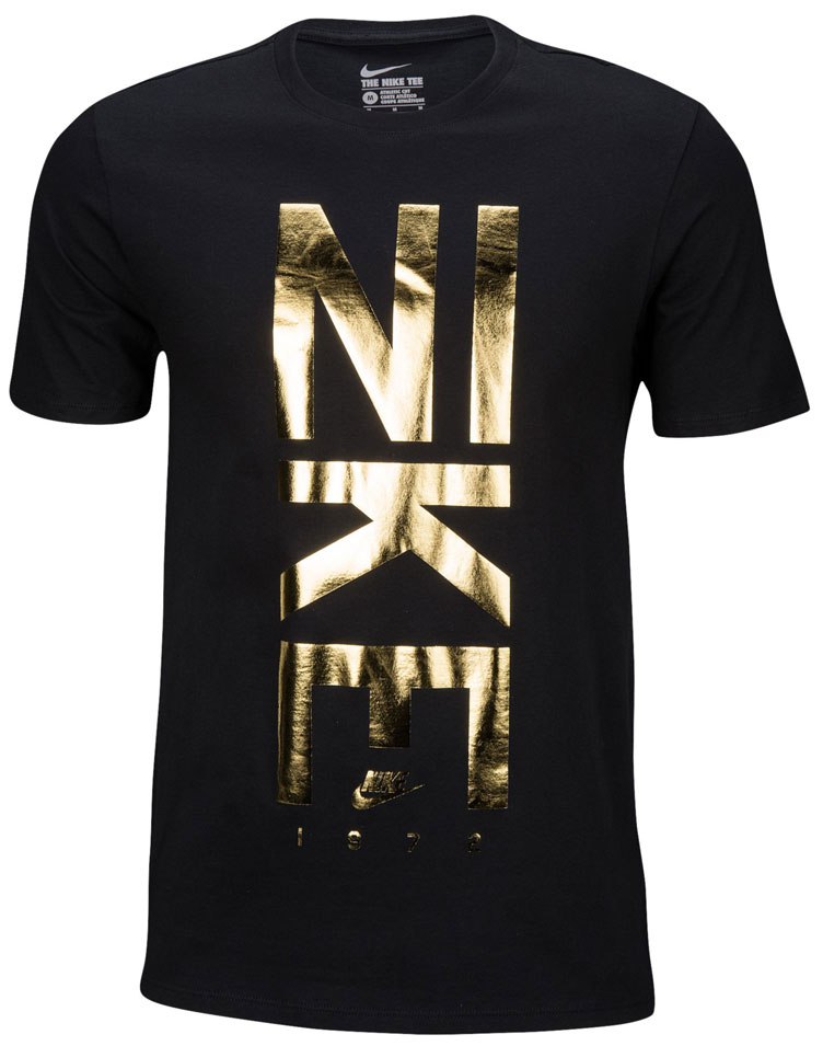 Nike Foamposite Metallic Gold Shirts | SneakerFits.com