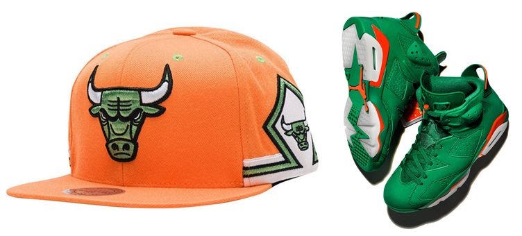 jordan-6-gatorade-green-bulls-hat-match