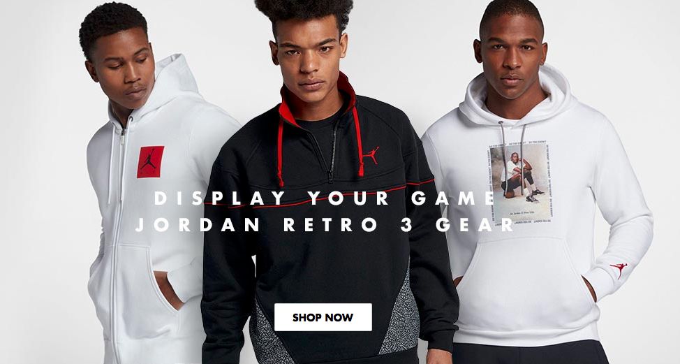 Jordan 3 Black Cement Clothing and Gear | SneakerFits.com
