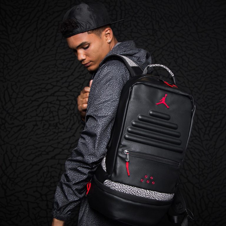 Jordan 3 Black and White Cement Backpacks | SneakerFits.com