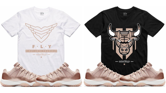 rose gold jordan shirt