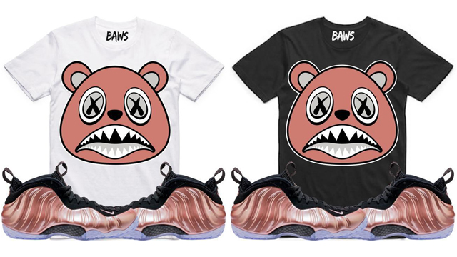 rose gold foams shirt