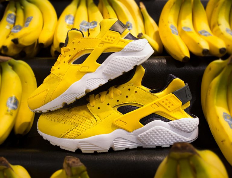 yellow huaraches with zipper