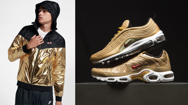 Nike Air Max 97 Metallic Gold Jacket 