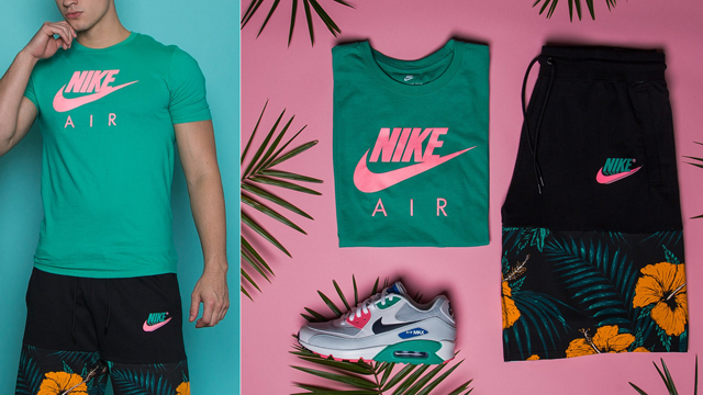 Nike Air Watermelon T Shirt and Shorts 
