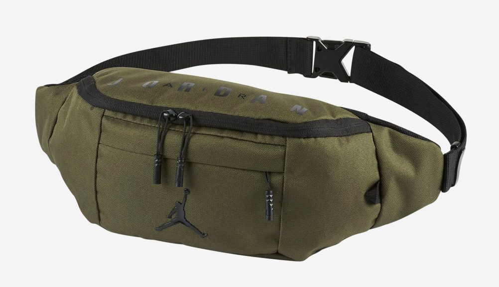 Jordan 12 Chris Paul Olive Crossbody Bag | SneakerFits.com