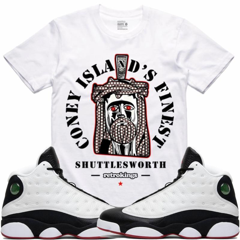 Jordan 13 He Got Game Sneaker Tee Shirts by Retro Kings | SneakerFits.com