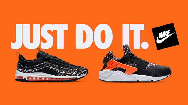 Nike Air Max 97 and Huarache Just Do It 