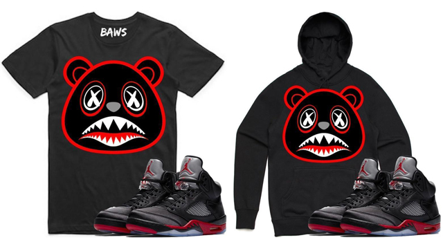 jordan 5 satin bred shirt