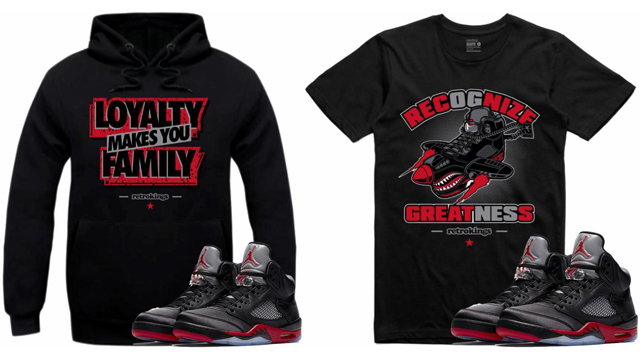 jordan 5 satin bred shirt