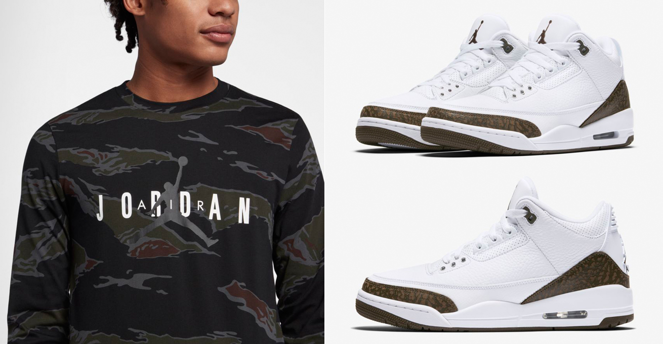Air Jordan 3 Mocha Shirt Hoodie Pants Match | SneakerFits.com
