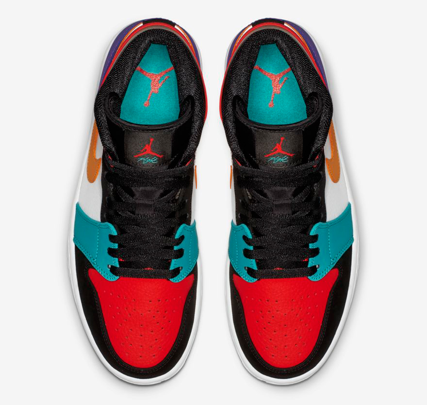 Air Jordan 1 Mid Multi Color Where to Buy | SneakerFits.com