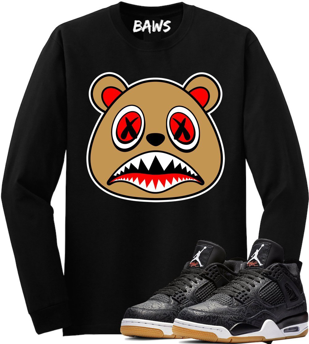 Air Jordan 4 Black Laser Sneaker Outfits BAWS Clothing | SneakerFits.com