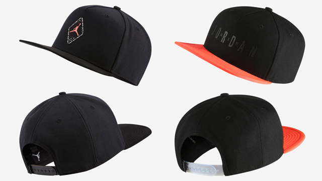 Air Jordan 6 Black Infrared Hats 