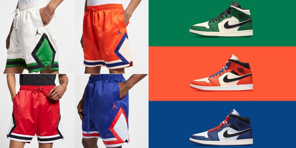 jordan satin shorts