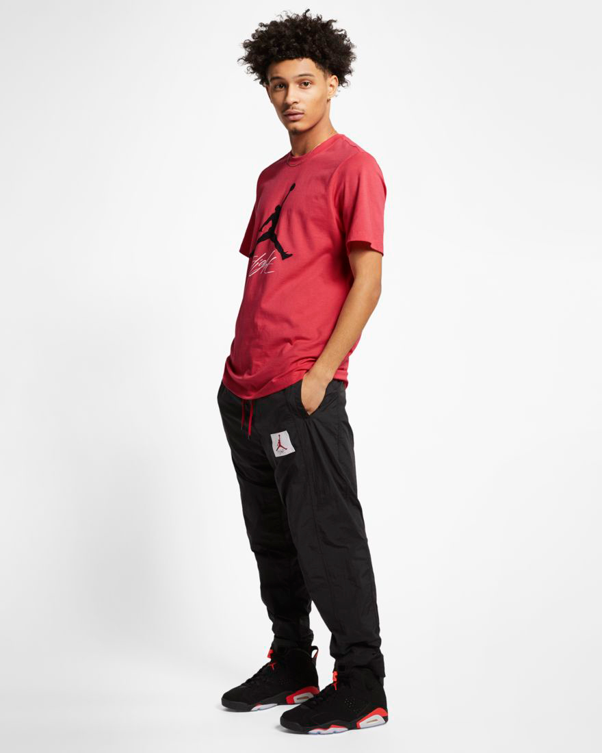 Air Jordan 6 Black Infrared T Shirt Match | SneakerFits.com