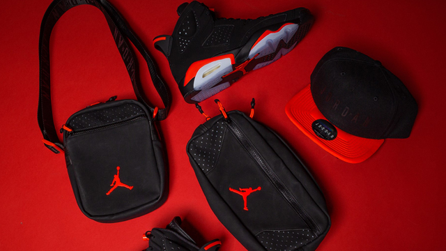 Jordan Cross Body Bags Black Infrared 