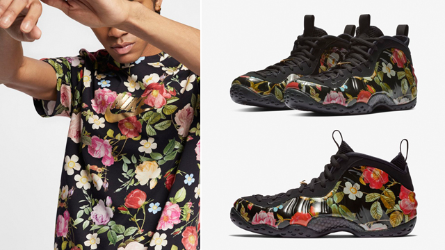 air foamposite one floral