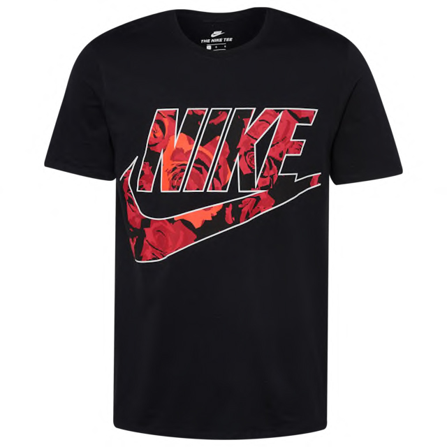 Nike Air Max Black Roses Shoes and Shirts | SneakerFits.com