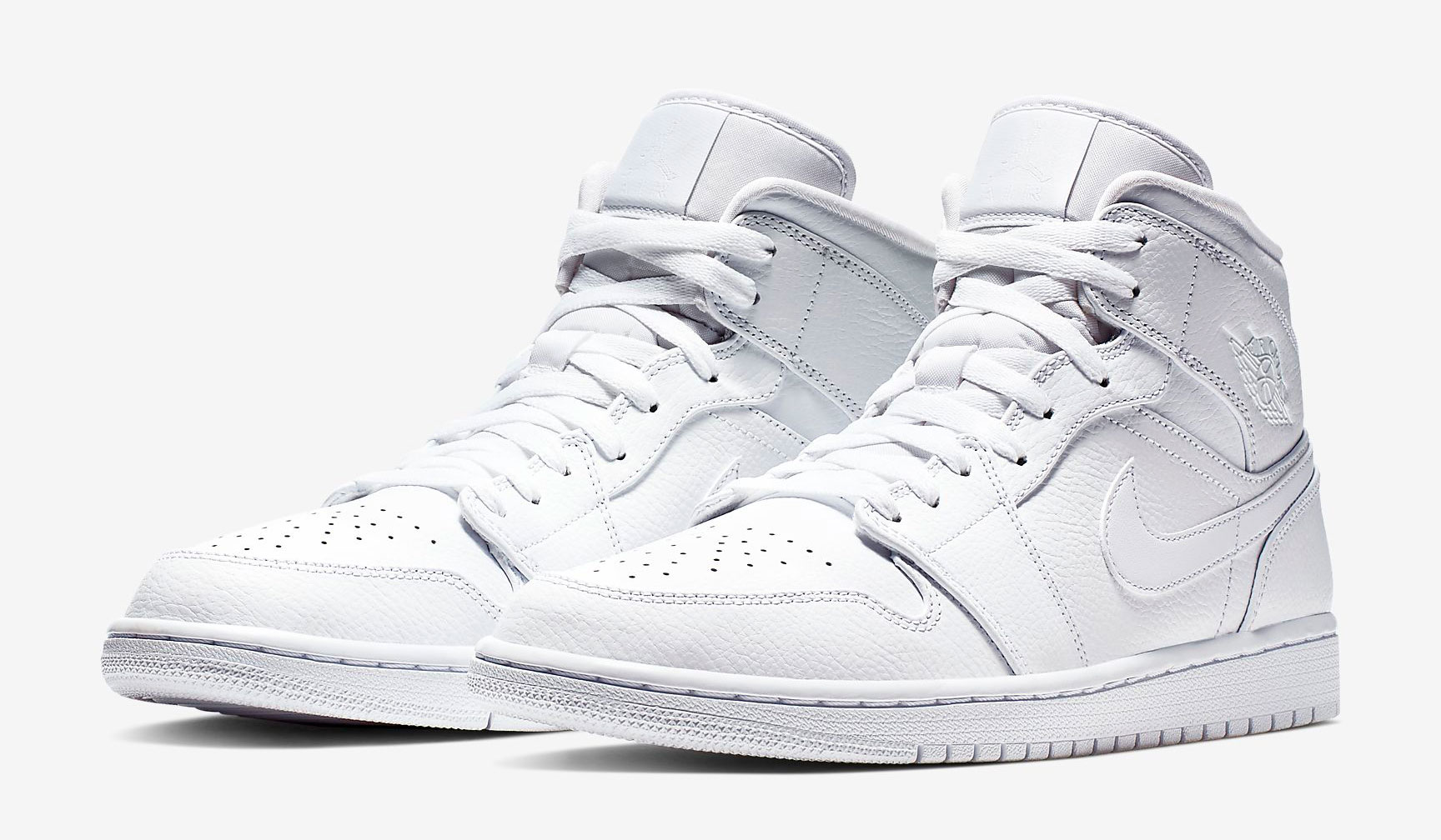 Air Jordan 1 Mid Triple White and Triple Black Available Now ...