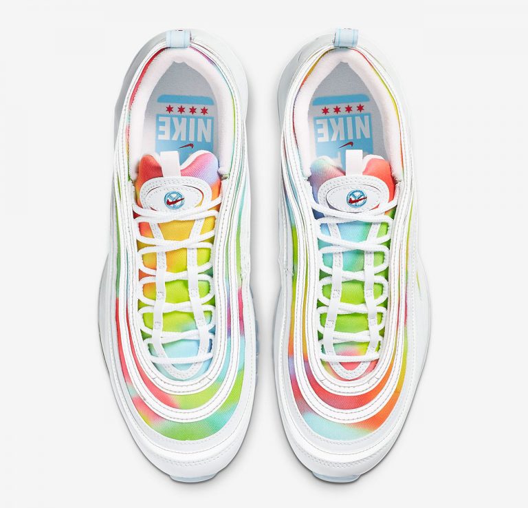 nike air max 97 tie dye white