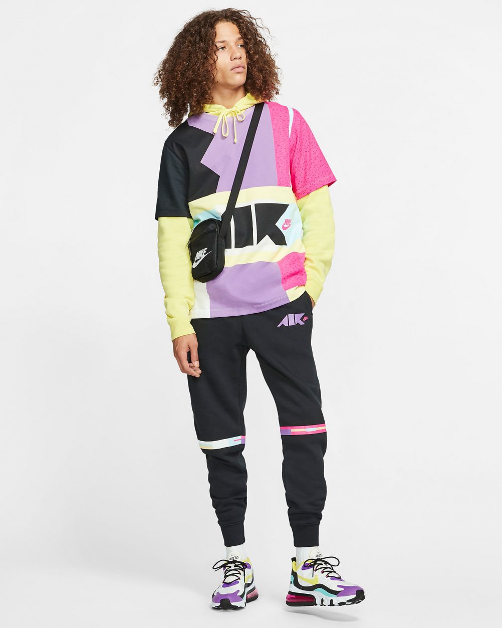 Nike Geometric Sneakers Shirt Hat Pants Outfit