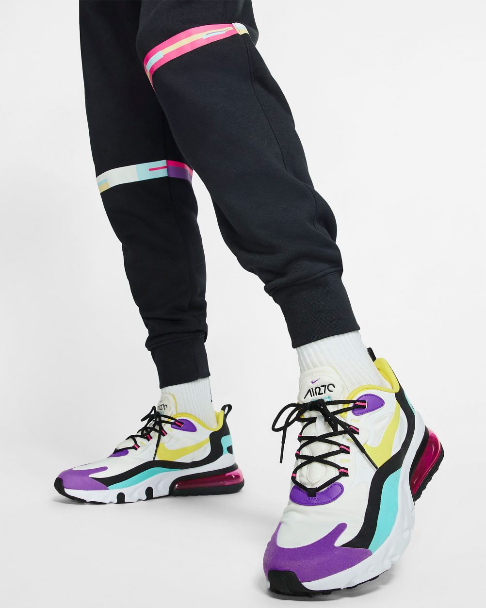 Nike Geometric Sneakers Shirt Hat Pants Outfit