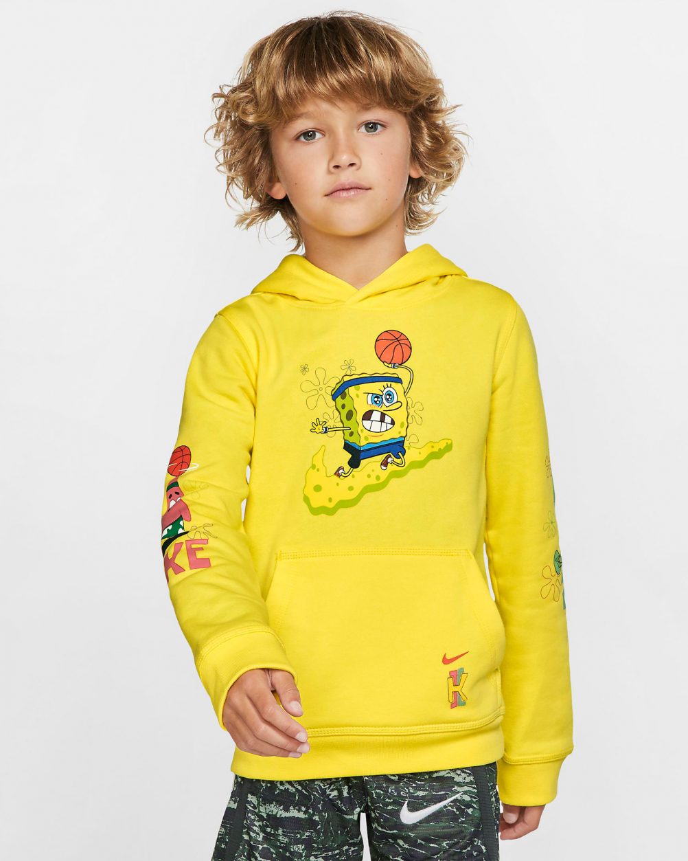 kyrie spongebob hoodie kids