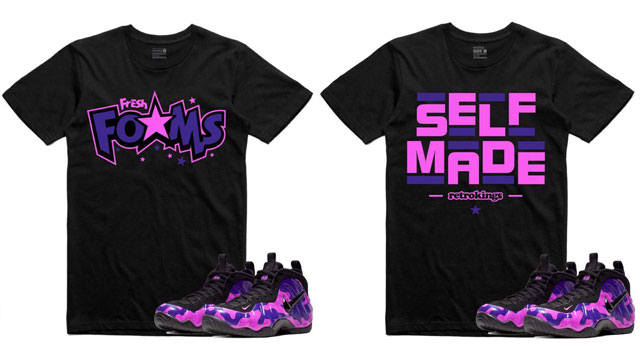 pink and purple foamposites