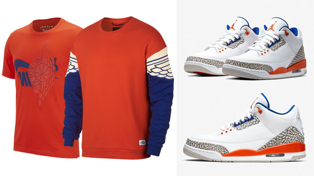 Air Jordan 3 Knicks Matching Clothing 