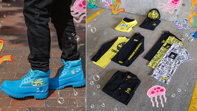 SpongeBob Timberland Boots and Clothing 