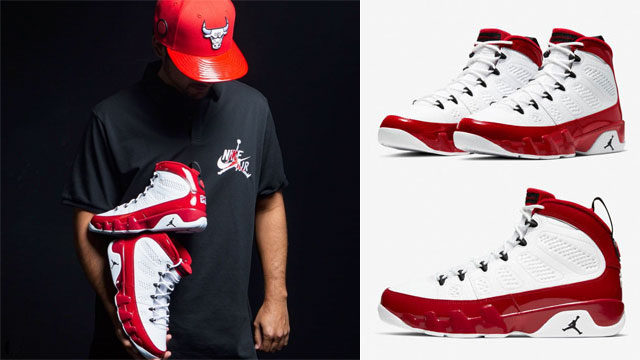 jordan 9 gym red outfits