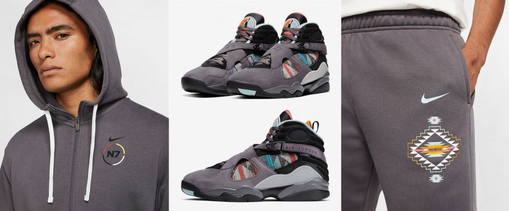 jordan 8 pendleton shirt