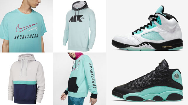 turquoise nike clothes