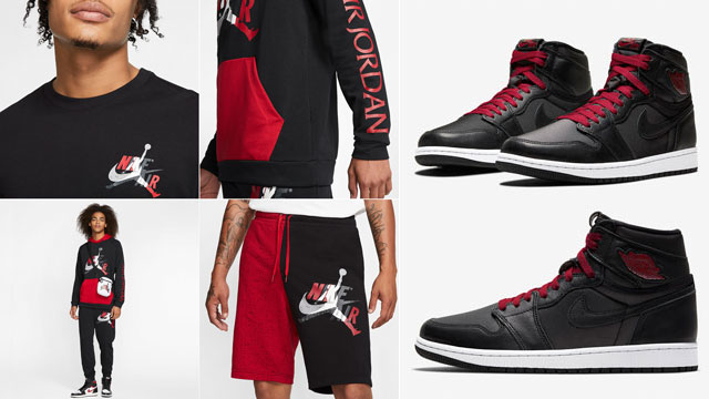 Jordan 1 Black Satin Red Sneaker 