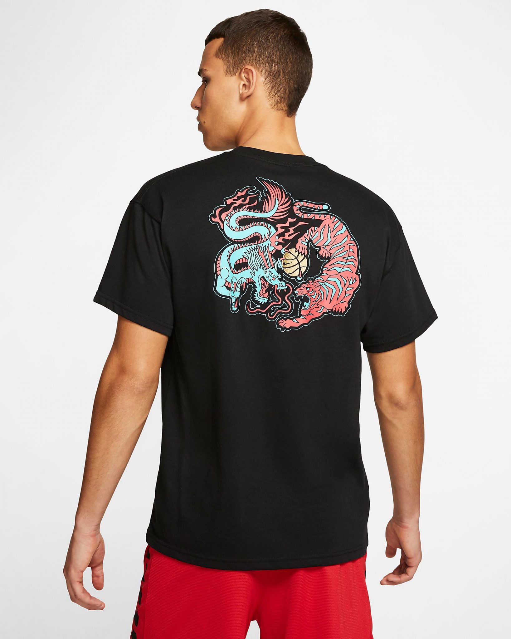 red chinese new year shirt