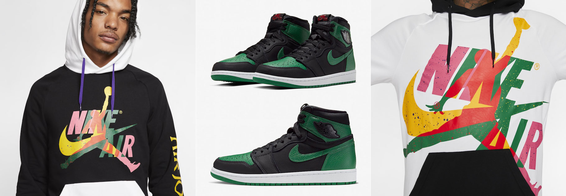 Air Jordan 1 High Pine Green Hoodie Match | SneakerFits.com