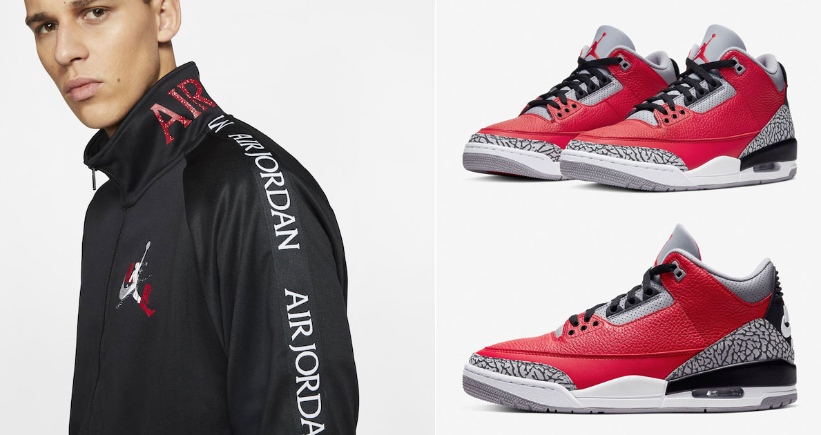 Air Jordan 3 Red Cement Jackets to Match | SneakerFits.com