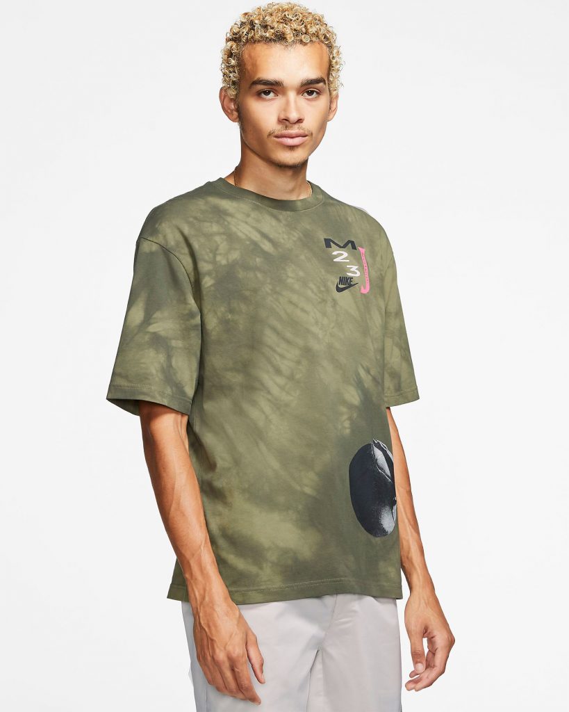 air jordan green shirt