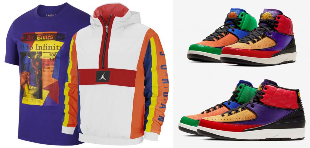 Air Jordan 2 Multi Color Rivals Clothing | SneakerFits.com