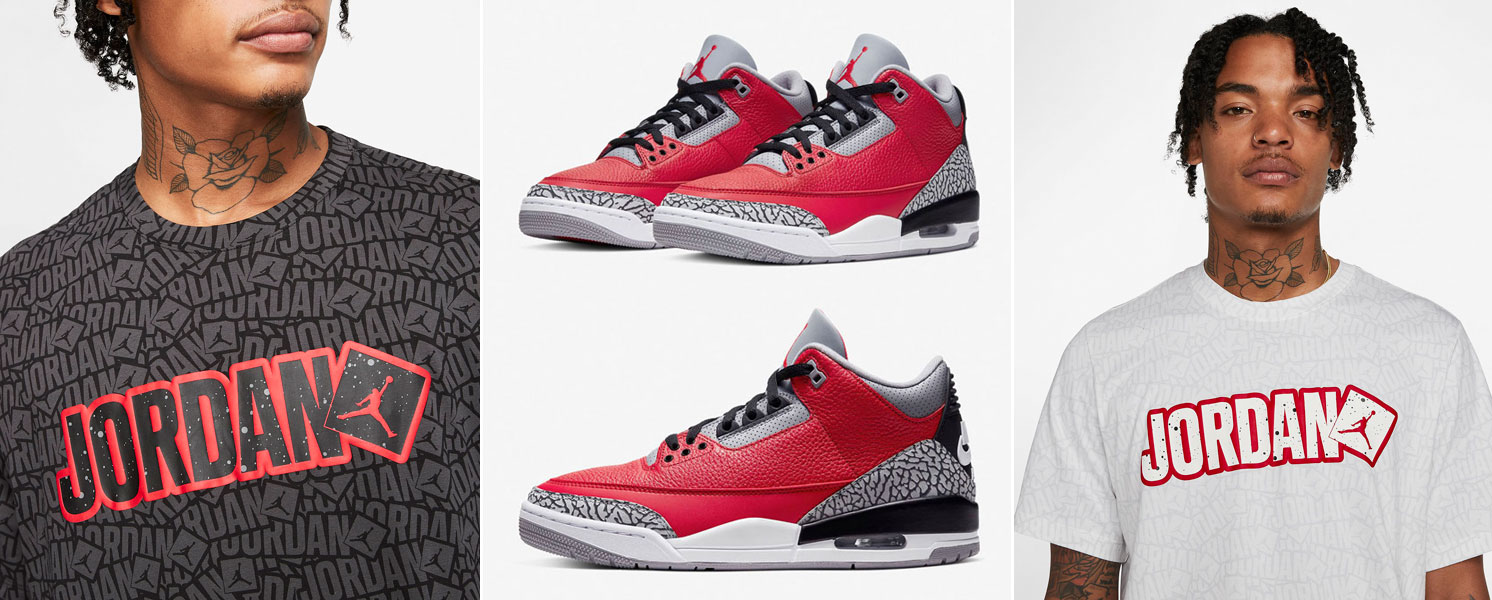 Air Jordan 3 Red Cement Shirts to Match | SneakerFits.com