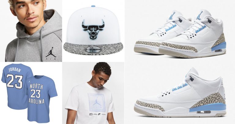 air jordan 3 unc outfit