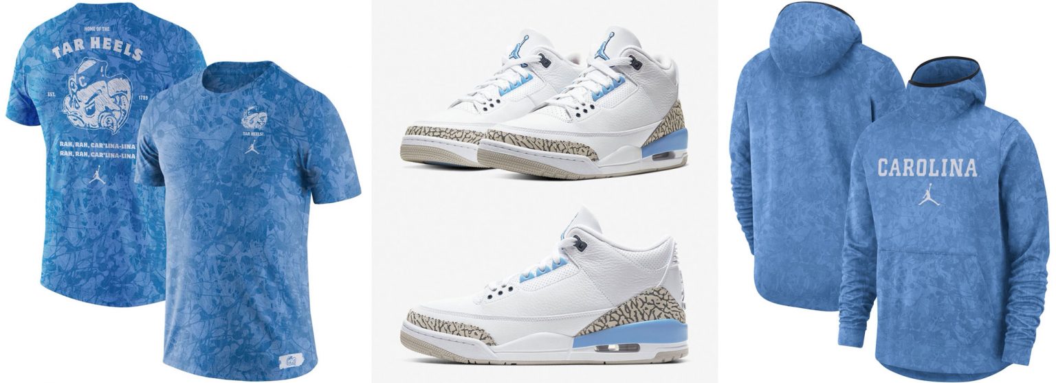 unc 3s shirts