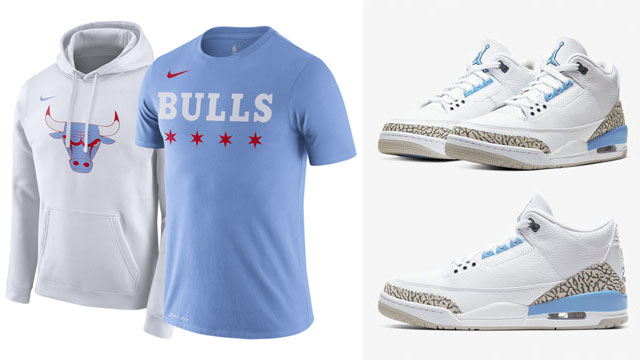 Air Jordan 3 UNC Clothing | SneakerFits.com